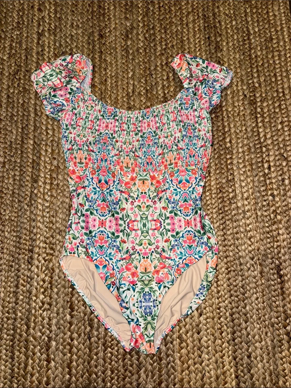 Hermoza Pink Floral One-Piece Swimsuit